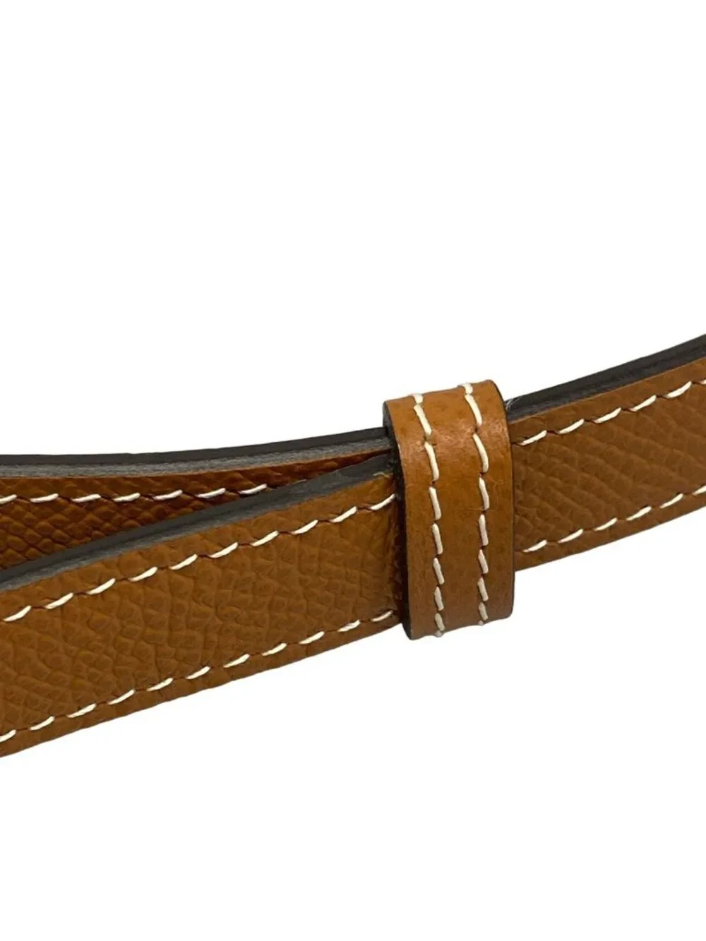 Hermes Belt 370 Gold Rose